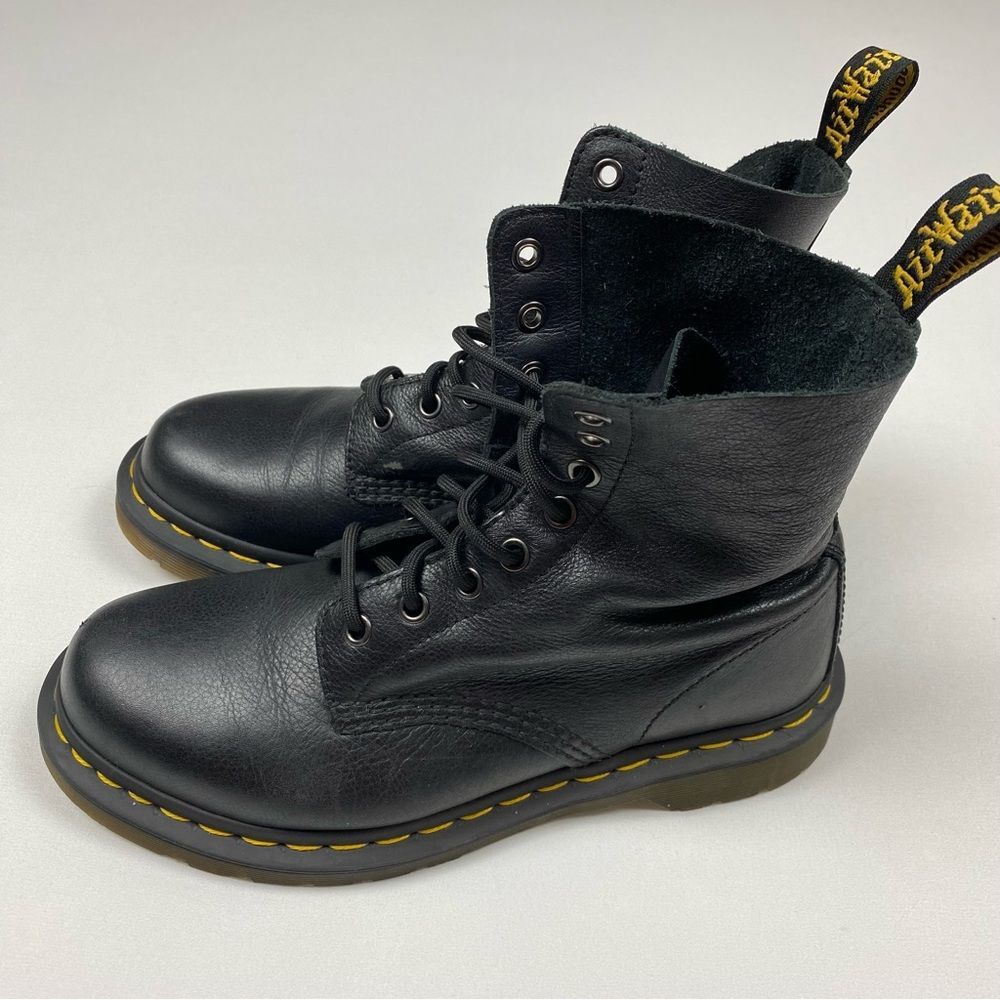 Dr. Martens 1460 Pascal Leather Combat Boots - Picture 6 of 15